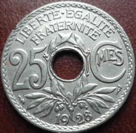 Франція Франция ^/--/^ Франция 25 сантимов 1928 эл/08 /--/ ф /--/ 00 ^_^^^ Франція 25 сантимів 1928 ел/08 /--/ ф /--/ 00 - фото фото фото
