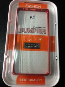 Чохли, бампера Чехлы, бампера ^/--/^ Алюминиевый бампер для Samsung A /--/ 5 A /--/ 500 2015 red ^_^^^ Алюмінієвий бампер для Samsung A /--/ 5 A /--/ 500 2015 red - фото фото фото