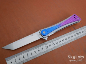 Ножі, мультітули Ножи, мультитулы ^/--/^ Brave Fighter XMY-1, D /--/ 2 Satin Tanto, Aluminium, Ball Bearings, Флиппер, Tactical, Outdoor, Liner Lock ^_^^^ Brave Fighter XMY-1, D /--/ 2 Tanto head, Фліппер, Тактичний, підшипник, EDC, Outdoor, Liner Lock - фото фото фото