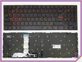 Клавіатури Клавиатуры ^/--/^ Клавиатура для LENOVO Legion Y /--/ 520, Y /--/ 520-15 /--/ IKB, Y /--/ 720, Y /--/ 720-15 /--/ IKB (RU Black / RED без рамки с подсветк ^_^^^ Клавіатура для LENOVO Legion Y /--/ 520, Y /--/ 520-15 /--/ IKB, Y /--/ 720, Y /--/ 720-15 /--/ IKB ( RU Black / RED без рамки з підсвітою - фото фото фото