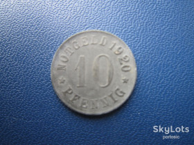Інше Другое ^/--/^ Монета 10 пфенігів Німеччина 1920 нотгельд Ольпе цинк стан ^_^^^ Монета 10 пфеннигов Германия 1920 нотгельд Ольпе цинк состояние - фото фото фото