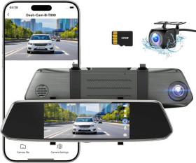 Відеореєстратори Видеорегистраторы ^/--/^ Видеорегистратор CHORTAU Mirror Dash Cam с 7-дюймовым сенсорным экраном, разрешением Full HD 1080 /--/ p ^_^^^ Відеореєстратор CHORTAU Mirror Dash Cam з 7-дюймовим сенсорним екраном, роздільною здатністю Full HD 1080 /--/ p - фото фото фото