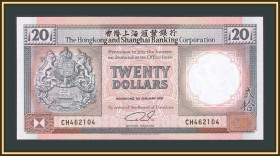 Інші Другие ^/--/^ Гонконг 20 долларов 1991 P-197  (197 /--/ b) UNC ^_^^^ Гонконг 20 доларів 1991 P-197 (197 /--/ b) UNC - фото фото фото