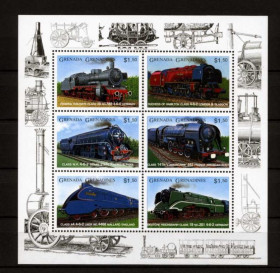 Транспорт Транспорт ^/--/^ Гренада Гренадины Grenada-Grenadines 1996 Trains, Pacific Blue Peter MNH ^_^^^ Гренада Гренадини Grenada-Grenadines 1996 Trains, Pacific Blue Peter MNH - фото фото фото