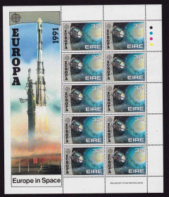 Освоєння космосу Освоение космоса ^/--/^ Космос . Ирландия   1991 г  MNH  2 /--/ а к/б = 2 /--/ а скана ^_^^^ Ірландія 1991 р MNH 2 /--/ а к/б = 2 /--/ а скана - фото фото фото