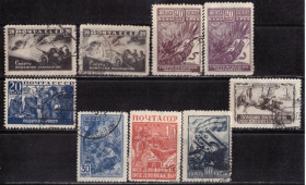 СРСР - СССР - ^/--/^ СССР. Великая Отечественная Война  (серия, разновид.) 1942 г. ^_^^^ СРСР. Війна (серія без 1 м.) 1942 р. - фото фото фото