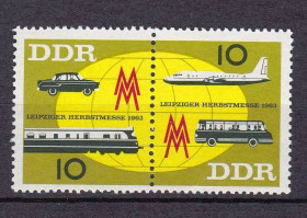 Транспорт Транспорт ^/--/^ Транспорт . EU ГДР 1963 г  MNH - ^_^^^ Транспорт . EU НДР 1963 MNH - фото фото фото