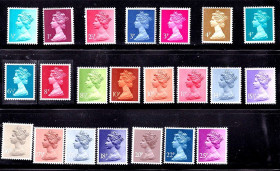 Великобританія Великобритания ^/--/^ Великобритания 1967 - 1969 г MNH - HM QE-II -  стандарт  - ^_^^^ 1967 — 1969 — MNH — HM QE-II — стандарт - фото фото фото