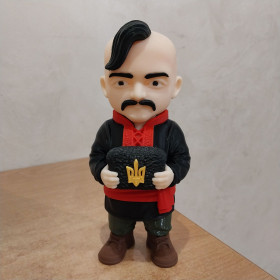 Сувенири Сувениры ^/--/^ Декоративна фігурка козак з тризубом 17 см український сувенір 3 /--/ D друк ^_^^^ Декоративная фигурка казак с трезубцем 17 см украинский сувенир 3 /--/ D печать - фото фото фото