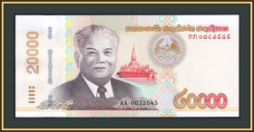 Лаос Лаос ^/--/^ Лаос 20000 кип 2020  (2022) P-43 UNC ^_^^^ Лаос 20000 кип 2020 (2022) P-43 UNC - фото фото фото
