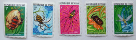 Чад Чад ^/--/^ Чад 1972 Насекомые, жуки, фауна, MNH  (КЦ=14 евро) ^_^^^ Чад 1972 Комахи, жуки, фауна, MNH (КЦ = 14 євро) - фото фото фото