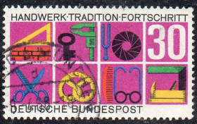 Інші країни Другие страны ^/--/^ ФРН 1968 - Ремесла  (Гб) ^_^^^ ФРГ 1968 - Ремесла (Гб) - фото фото фото