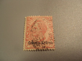 Еритрея Эритрея ^/--/^ марка Италия колония Эритрея 1924 стандарт личности король Виктор Иммануил III гаш надпечатка №1803 ^_^^^ марка Італія колонія Еритрея 1924 стандарт особистості король Віктор Іммануїл III гаш надпечатка No /--/ 1803 - фото фото фото