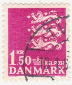 Балтійські країни Балтийские страны ^/--/^ Дания   1962 г. №  406 гашеная ^_^^^ Данія 1962 р. No 406 гашена - фото фото фото