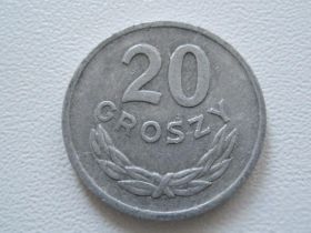 - року - года ^/--/^ Польша 20 грошей 1976 года #14488 ^_^^^ Польща 20 грошей 1976 року #14488 - фото фото фото
