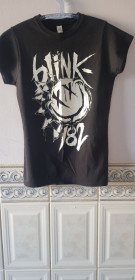Футболки, майки Футболки, майки ^/--/^ Футболка &amp;quot;Blink-182&amp;quot;   (100% cotton, ladies M, Bangladesh) ^_^^^ Футболка &amp;quot;Blink-182&amp;quot; (100% cotton, ladies M, Bangladesh) - фото фото фото