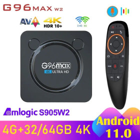 Декодери, тюнери Декодеры, тюнеры ^/--/^ Приставка V-BOX G /--/ 96 Max W /--/ 2 4 /--/ K 4/64 UltraHD Android 11 - фото фото фото