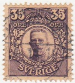 Інші країни Другие страны ^/--/^ Швеция 1911  г. № 78 гашеная ^_^^^ Швеція 1911 р. No 78 гашена - фото фото фото