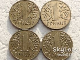 Обігові Обиходные ^/--/^ 1 гривня 2002 рік Україна 1 /--/ АД /--/ 2 &amp;quot; 4 штуки одним лотом &amp;quot;  (230) ^_^^^ 1 гривна 2002 год Украина 1 /--/ АД /--/ 2 &amp;quot; 4 штуки одним лотом &amp;quot; (230) - фото фото фото