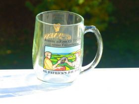 Інше Другое ^/--/^ Пивной бокал  Пиво Guinness - гиннесс - день св. Патрика 1986 ^_^^^ Пивний келих Пиво Guinness - гіннес - день св. Патріка 1986 - фото фото фото