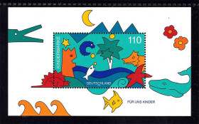 Фауна Фауна ^/--/^ NM Фауна  Германия 1998 г MNH - блок ^_^^^ NM Фауна Німеччина 1998 MNH - блок - фото фото фото
