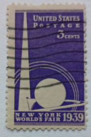 Північна Америка Северная Америка ^/--/^ США 1939 Всемирная выставка в Нью-Йорке, гашеная ^_^^^ 1939 — Всесвітня виставка в Нью-Йорку, гашена - фото фото фото