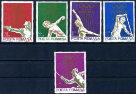 Спорт Спорт ^/--/^ Румыния. Олимпиада  (серия без 1 м.) ** 1972 г. ^_^^^ Румунія. Олімпіада 1972 - фото фото фото