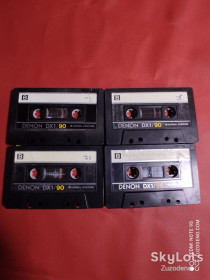 Касети Кассеты ^/--/^ Б/У 4 /--/ шт. Аудио кассета DENON DX /--/ 1/90 ^_^^^ Б/У 4 /--/ шт. Касет DENON DX /--/ 1/90 - фото фото фото
