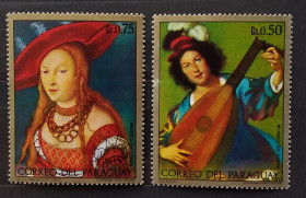 Мистецтво Искусство ^/--/^ Парагвай 1972 г - Картины из Венского музея ^_^^^ 1972 — Картини з Віденського музею - фото фото фото