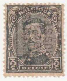 Бенілюкс Бенилюкс ^/--/^ Бельгия 1915  г. № 115 гашеная ^_^^^ Бельгія 1915 р. No 115 гашена - фото фото фото