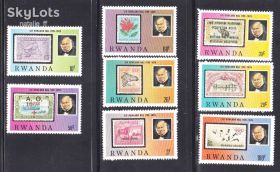 Фауна Фауна ^/--/^ NM Фауна . Руанда 1979 г ** марка на марке ^_^^^ NM Фауна . Руанда 1979 - фото фото фото