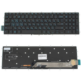 Клавіатури Клавиатуры ^/--/^ Клавиатура для ноутбука DELL (Inspiron: 7566, 7567) rus, black, без фрейма, подсветка клавиш BLUE (О ^_^^^ Клавіатура для ноутбука DELL (Inspiron: 7566, 7567) rus, black, без фрейму, підсвічування клавіш BLUE - фото фото фото