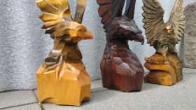 Інше Другое ^/--/^ Фігурки орла, дерево ^_^^^ Фигурки орла, дерево - фото фото фото