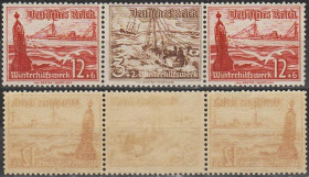 Третій Рейх (-) Третий Рейх (-) ^/--/^ 1937 - Рейх - Зимова допомога - Кораблі - W 134 - 12 + 3 + 12 Mi.656 651 656 ** ^_^^^ 1937 - Рейх - Зимняя помощь - Корабли - W 134 - 12 + 3 + 12 Mi.656 651 656 ** - фото фото фото