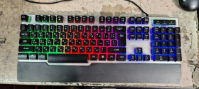 Клавіатури Клавиатуры ^/--/^ Игровая клавиатура с подсветкой RGB GamePro Stinger GK /--/ 599 USB № 24160556 ^_^^^ Ігрова клавіатура з підсвічуванням RGB GamePro Stinger GK /--/ 599 USB No 24160556 - фото фото фото