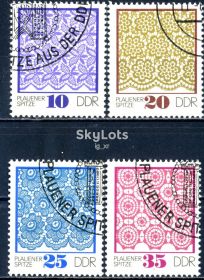 Мистецтво Искусство ^/--/^ ГДР. Кружево Плауэн  (серия) 1974 г. ^_^^^ НДР. Узори (серія) 1974 - фото фото фото