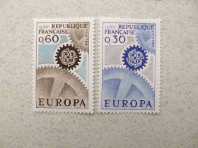 Франція Франция ^/--/^ Серія поштових марок Франція &amp;quot; Європа СЕРТ &amp;quot; 1967 рік ** ^_^^^ Серия почтовых марок Франция &amp;quot; Европа Серт &amp;quot; 1967 год ** - фото фото фото