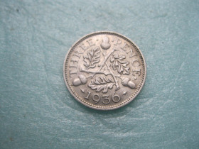 Георг V (-) Георг V (-) ^/--/^ Великобритания. 3 пенса 1936 г. Георг V. Серебро 500 .Оригинал.Состояние! XF-UNC (2) ^_^^^ Велика Британія. 3 пенса 1936 р. Георг V. Срібло 500 .Оригінал.Стан! XF-UNC (2) - фото фото фото