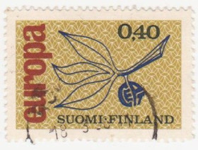 Скандинавія Скандинавия ^/--/^ Финляндия 1965 г. № 615 гашеная ^_^^^ Фінляндія 1965 р. No 615 гашена - фото фото фото