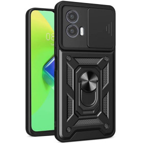 Чохли, бампера Чехлы, бампера ^/--/^ Чохол Fiji Camera Defence для Motorola E /--/ 14 бампер із захистом камери та підставкою Black ^_^^^ Чехол Fiji Camera Defence для Motorola E /--/ 14 бампер с защитой камеры и подставкой Black - фото фото фото