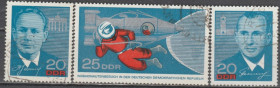 Освоєння космосу Освоение космоса ^/--/^ Германия Німеччина ГДР 1965 личности космос серия ^_^^^ Германия ГДР 1965 личности космос серия - фото фото фото