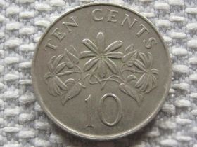 Сінгапур Сингапур ^/--/^ Сингапур 10 центов 1986 года #3304 ^_^^^ Сінгапур 10 центів 1986 року #3304 - фото фото фото