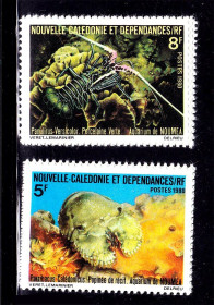 Фауна Фауна ^/--/^ Фауна  Новая Каледония / NC  1980 г MNH - фауна моря ^_^^^ NM Фауна Нова Каледонія / NC 1980 р MNH - фауна моря - фото фото фото