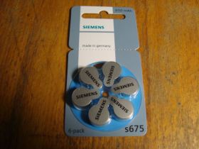 Слухові апарати Слуховые аппараты ^/--/^ Батарейки Siemens S /--/ 675 до слухового апарату ^_^^^ Батарейки Siemens S /--/ 675 к слуховому аппарату - фото фото фото