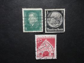 Веймарська республіка Веймарская республика ^/--/^ Германия  1928 8 pf Ф. Эберт,1934 1 pf П. Гинденбург, Германия 1966 30 pfh ^_^^^ Німеччина 1928 8 pf Ф. Еберт, 1934 1 pf П. Гінденбург, Німеччина 1966 30 pfh - фото фото фото