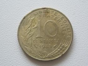 Франція Франция ^/--/^ Франция 10 сантимов 1985 года 26602 ^_^^^ Франція 10 сантимів 1985 26602 - фото фото фото