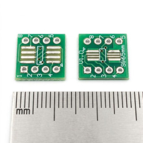 Плати Платы ^/--/^ Плата SOP /--/ 8 перехідник адаптер на DIP /--/ 8 SMD SOIC /--/ 8 ^_^^^ Плата SOP /--/ 8 переходник адаптер на DIP /--/ 8 SMD SOIC /--/ 8 - фото фото фото