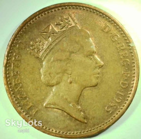Єлизавета II (після ) Елизавета II (после ) ^/--/^ Великобритания 1 пенни, 1985 №149 ^_^^^ Велика Британія 1 пенні, 1985 No 149 - фото фото фото
