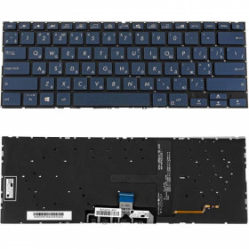 Клавіатури Клавиатуры ^/--/^ Клавиатура для ноутбука ASUS (UX /--/ 434 series) ukr, blue, без фрейма, подсветка клавиш (ОРИГИНАЛ) ^_^^^ Клавіатура для ноутбука ASUS (UX /--/ 434 series) ukr, blue, без фрейму, підсвічування клавіш (ОРИГИНАЛ) - фото фото фото