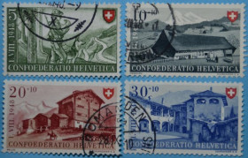 Інше Другое ^/--/^ Швейцария Пограничник Собаки Овчарка Архитектура 1948 ^_^^^ Швейцарія Прикордонник Собаки Овчарка Архітектура 1948 - фото фото фото